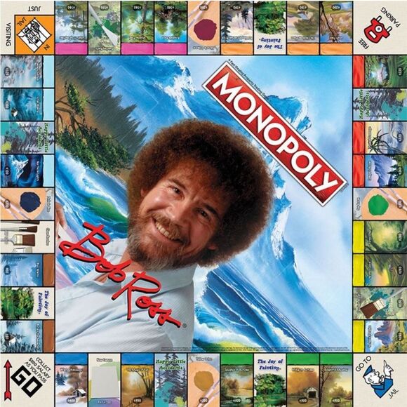 Hasbro Bob Ross Monopoly Board Game New in Package Art Artist Joy of Painting - Picture 8 of 9